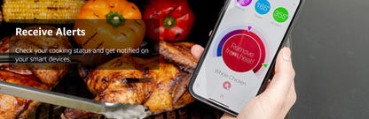 Royaleva Wireless Smart Meat Thermometer with Bluetooth