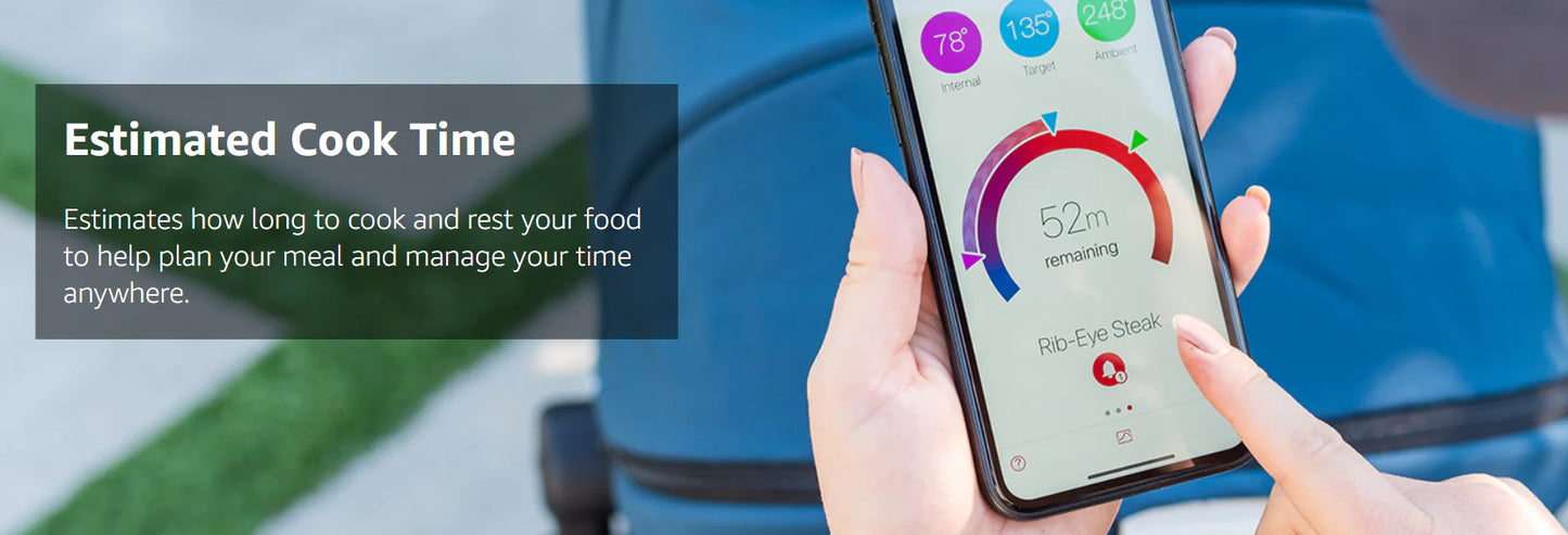 Royaleva Wireless Smart Meat Thermometer with Bluetooth