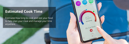 Royaleva Wireless Smart Meat Thermometer with Bluetooth