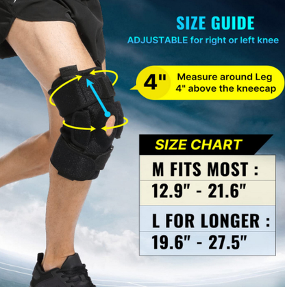 Luxora Adjustable Hinged Knee Brace For Meniscus Tear