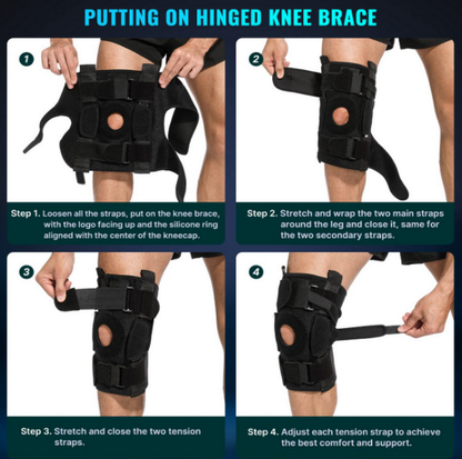 Luxora Adjustable Hinged Knee Brace For Meniscus Tear