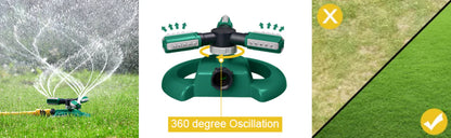 Royaleva Garden Lawn Water Sprinkler 360 Degree Coverage