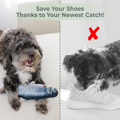 Pawelux Interactive Dancing Fish Toy – Realistic Flopping Motion for Dogs