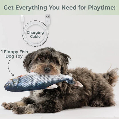 Pawelux Interactive Dancing Fish Toy – Realistic Flopping Motion for Dogs