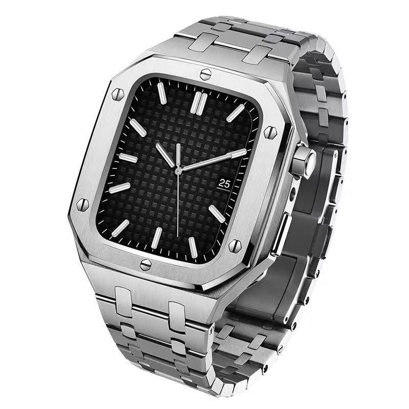 Luxora AP9006 316L Stainless Steel Band Case Retrofit Kit For Apple Watch