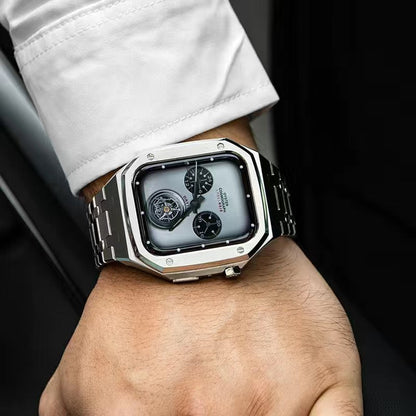 Luxora AP9006 316L Stainless Steel Band Case Retrofit Kit For Apple Watch