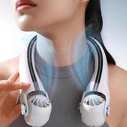 Luxora Wearable Rechargeable Summer Travel Neck Cooling Fan