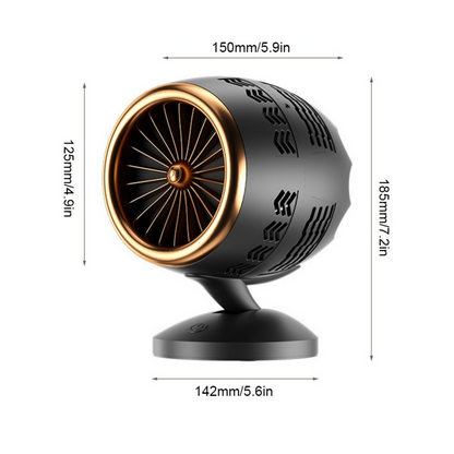 Royaleva Compact Portable Range Hood Cooker Exhaust Fan