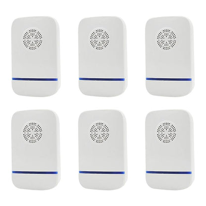 Royaleva Wide Range Ultrasonic Mice Pest Rodent Repellent Deterrent 6 PCS