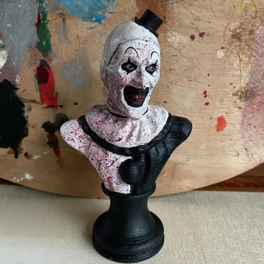 2025 NEW Halloween Series Clown Figure Ornament Creative Horror Party Resin Ornament Home Decor Desktop Ornament for Gifts 0