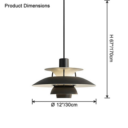 RoyaleGlow Multi-Tier Scandinavian Pendant Light for Dining Table & Kitchen Island