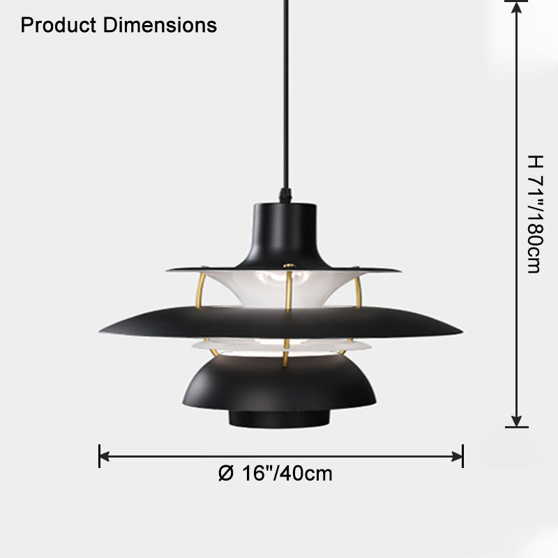 RoyaleGlow Multi-Tier Scandinavian Pendant Light for Dining Table & Kitchen Island