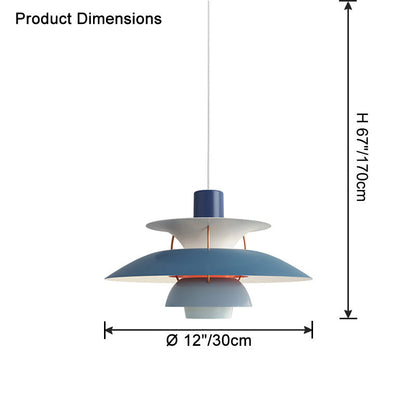 RoyaleGlow Multi-Tier Scandinavian Pendant Light for Dining Table & Kitchen Island