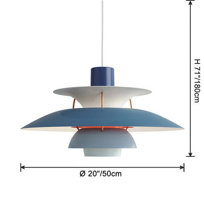 RoyaleGlow Multi-Tier Scandinavian Pendant Light for Dining Table & Kitchen Island