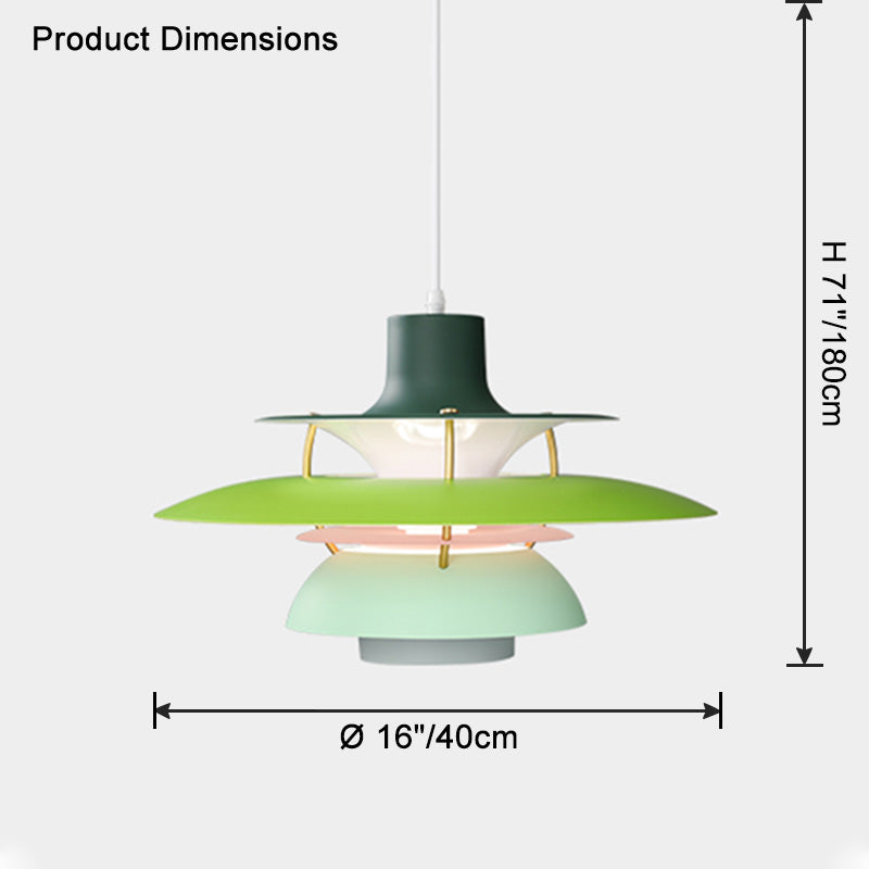 RoyaleGlow Multi-Tier Scandinavian Pendant Light for Dining Table & Kitchen Island
