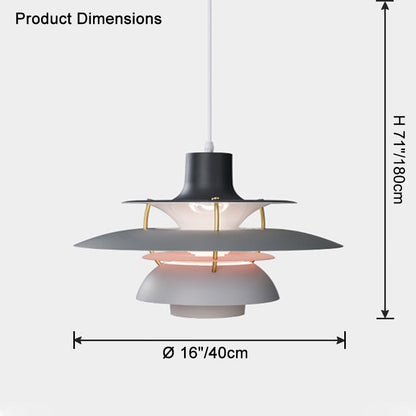 RoyaleGlow Multi-Tier Scandinavian Pendant Light for Dining Table & Kitchen Island