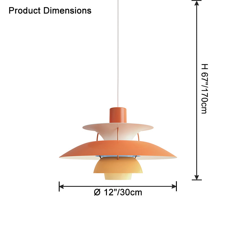 RoyaleGlow Multi-Tier Scandinavian Pendant Light for Dining Table & Kitchen Island