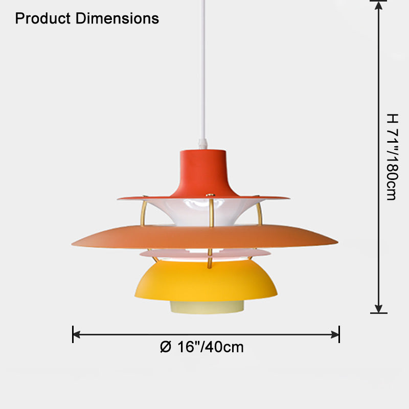RoyaleGlow Multi-Tier Scandinavian Pendant Light for Dining Table & Kitchen Island