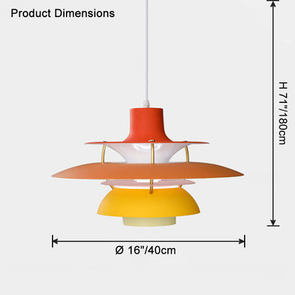 RoyaleGlow Multi-Tier Scandinavian Pendant Light for Dining Table & Kitchen Island