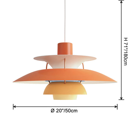 RoyaleGlow Multi-Tier Scandinavian Pendant Light for Dining Table & Kitchen Island