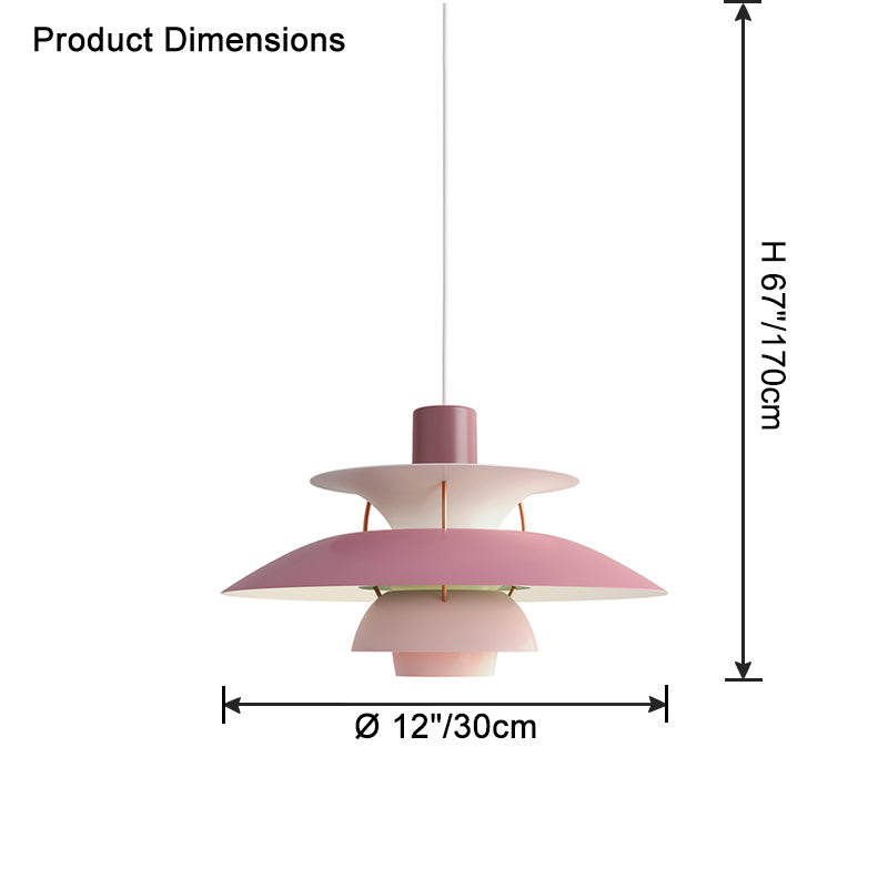 RoyaleGlow Multi-Tier Scandinavian Pendant Light for Dining Table & Kitchen Island
