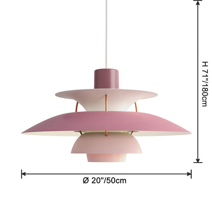 RoyaleGlow Multi-Tier Scandinavian Pendant Light for Dining Table & Kitchen Island