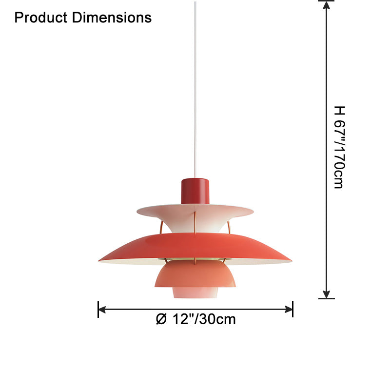 RoyaleGlow Multi-Tier Scandinavian Pendant Light for Dining Table & Kitchen Island