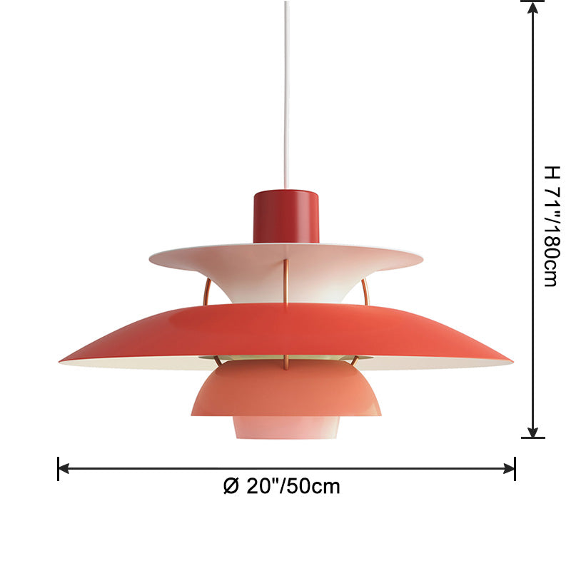 RoyaleGlow Multi-Tier Scandinavian Pendant Light for Dining Table & Kitchen Island