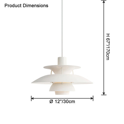 RoyaleGlow Multi-Tier Scandinavian Pendant Light for Dining Table & Kitchen Island
