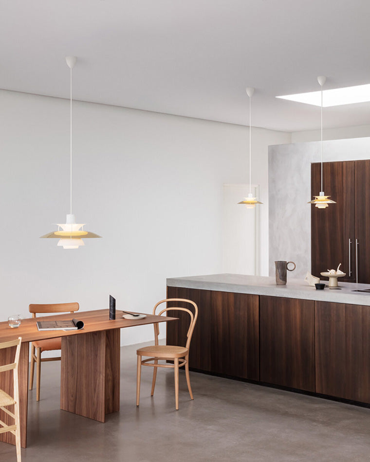 RoyaleGlow Multi-Tier Scandinavian Pendant Light for Dining Table & Kitchen Island