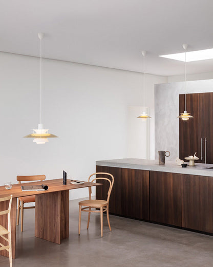RoyaleGlow Multi-Tier Scandinavian Pendant Light for Dining Table & Kitchen Island