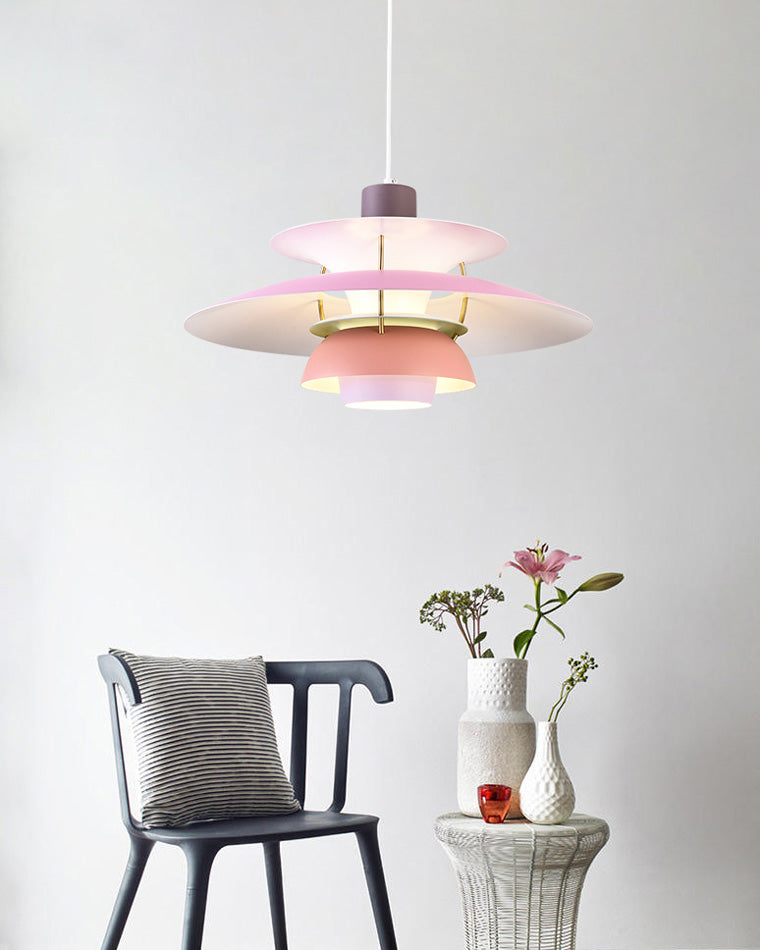 RoyaleGlow Multi-Tier Scandinavian Pendant Light for Dining Table & Kitchen Island