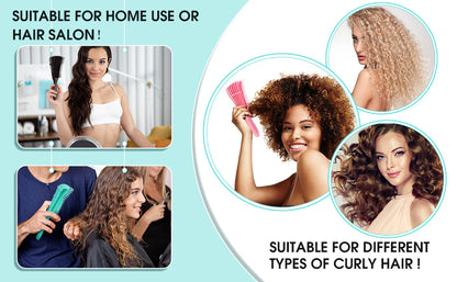 Luxora 2 Pieces Detangling Brush for Afro American Hair Textured 3a to 4c