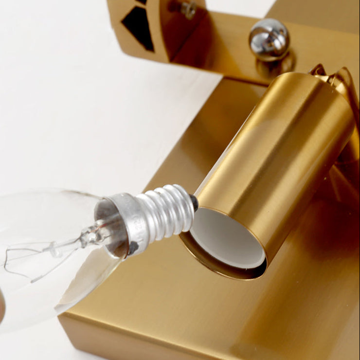 LuxRoyale Modern Crystal Sconce Wall Light for Living Room & Bedroom Lighting
