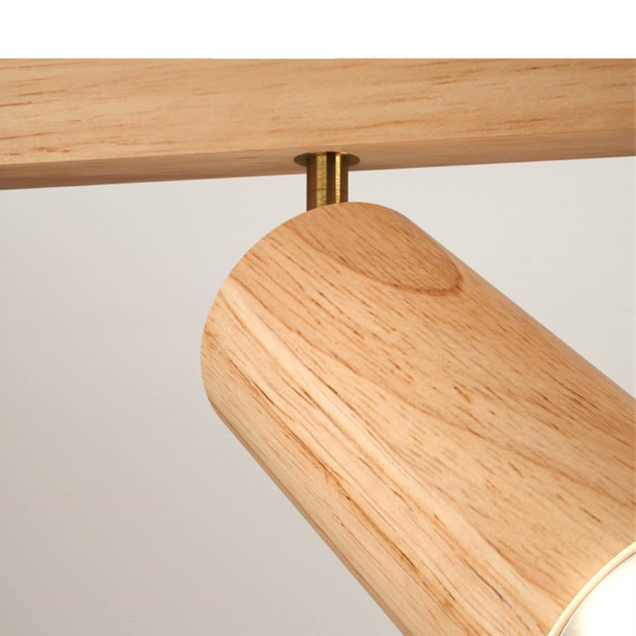 Royelux Oak Wood LED Ceiling Spotlight – Adjustable Modern Sustainable Lamp