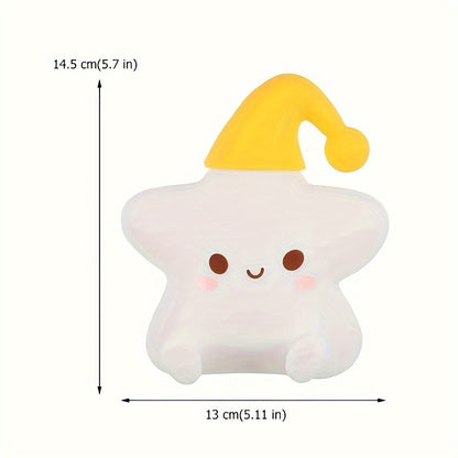 Adorable Night Light - Portable Silicone Star Lamp with 16 Color Changing Modes & Remote Control - Default Title