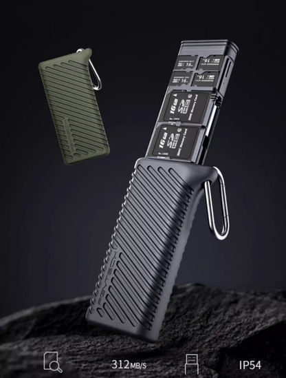 Royaleva Type-C Sd Tf Sim Card Reader High-Speed Dual Slots