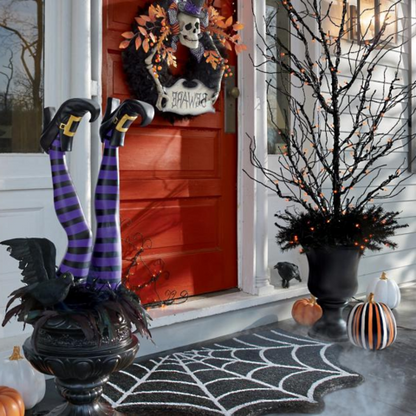 Royaleva Witch Leg Stakes, Set Of Two Yard Halloween Decoration