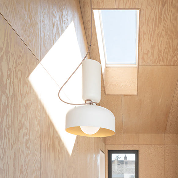 RoyaleGlow Modern White Pendant Light Kitchen Island Hanging Lamp