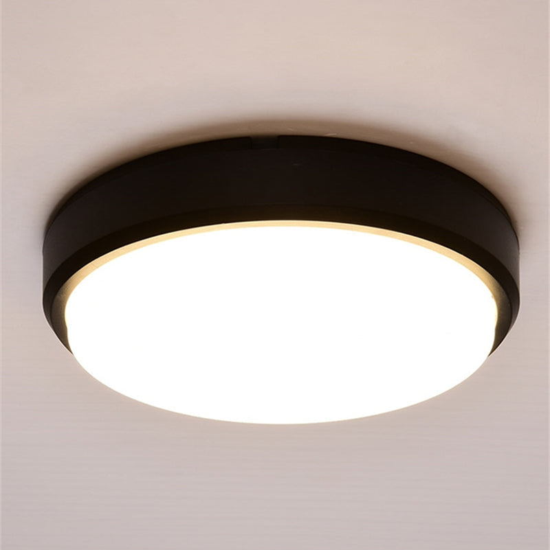 Lumora Sleek Outdoor LED Flush Mount, Radar Motion Sensor IP65 Light