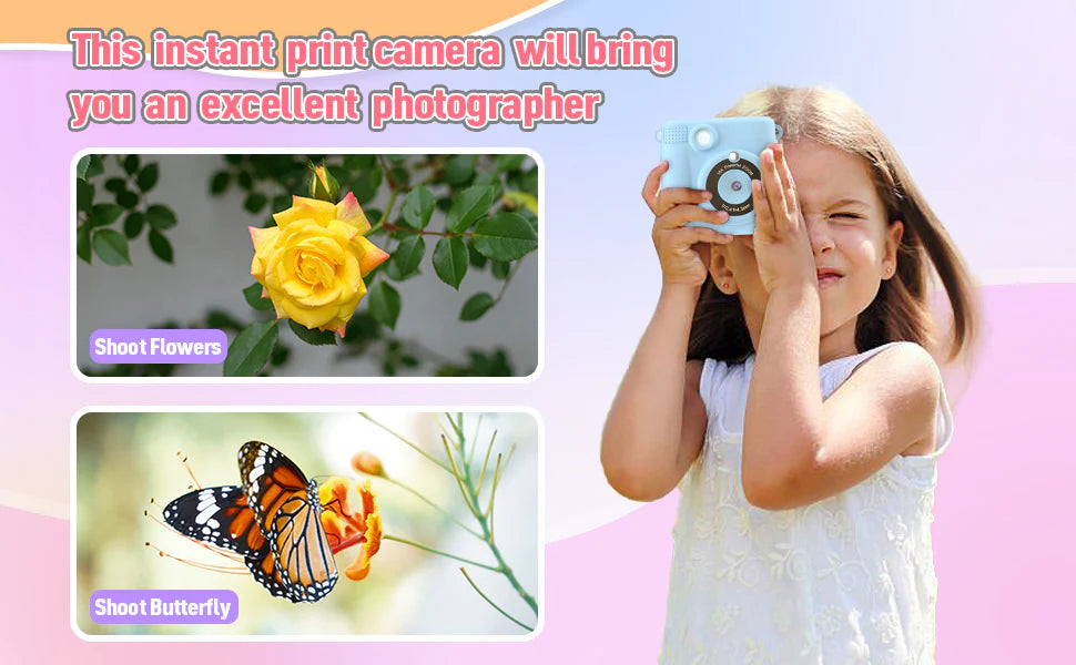 Royaleva Digital Instant Print Portable Camera For Kids
