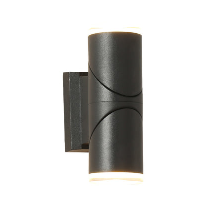 RoyaleGlow Swivel Outdoor Wall Sconce- 13W IP54 Up/Down LED for Porch & Patio
