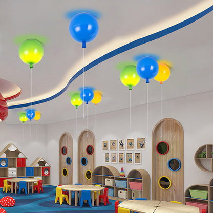 RoyaleGlow Kids Colorful Balloon Ceiling Light Modern Nursery Room Decor