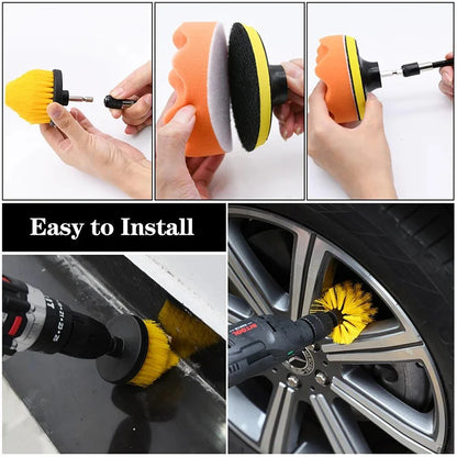 Royaleva Drill Brush Kit - 22 Piece Power Cleaning Set