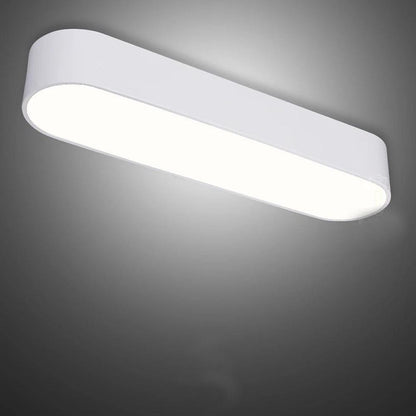 26'' Compact Modern Acrylic Flush Mount Ceiling Light with Integrated Light Bulb 0