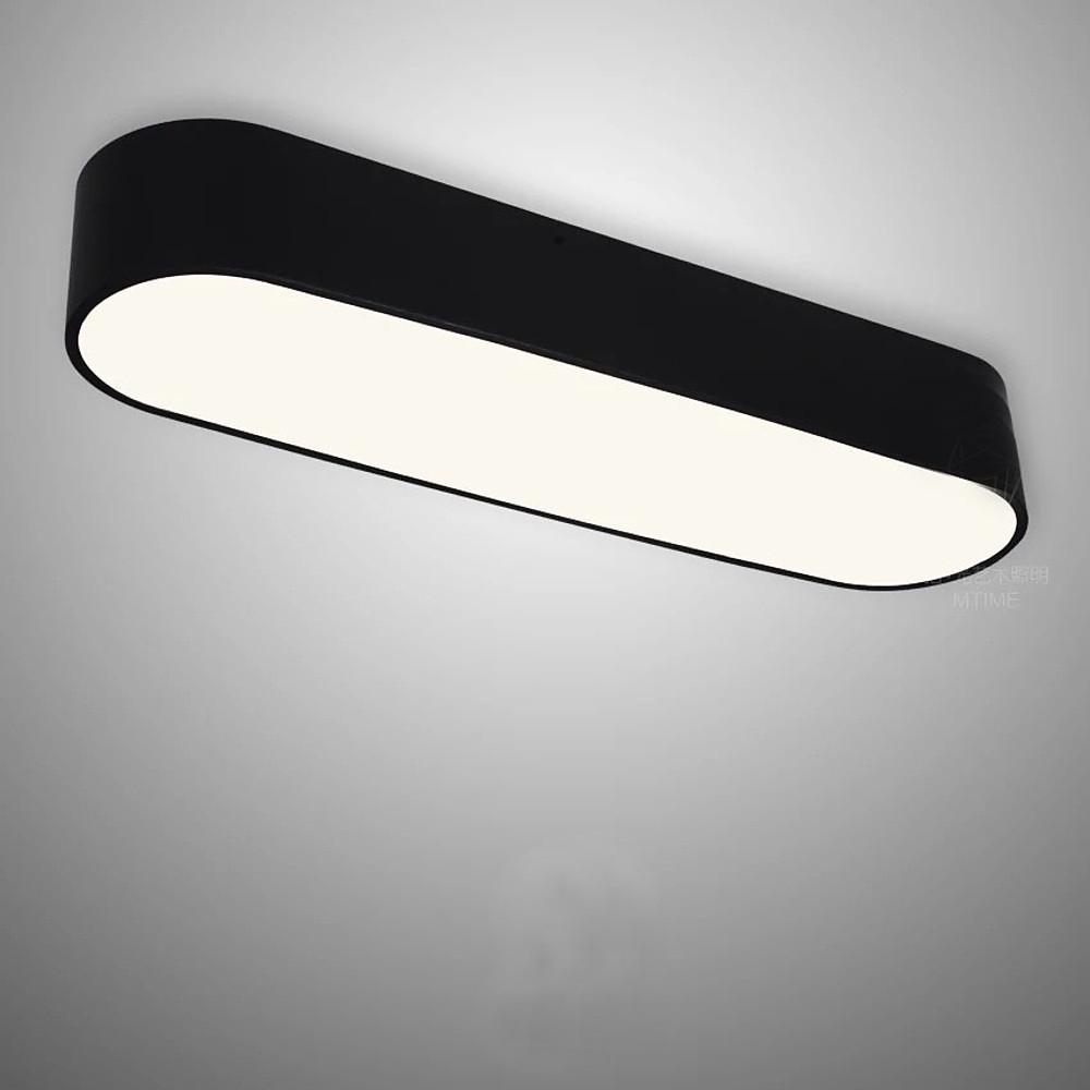 26'' Compact Modern Acrylic Flush Mount Ceiling Light with Integrated Light Bulb 1