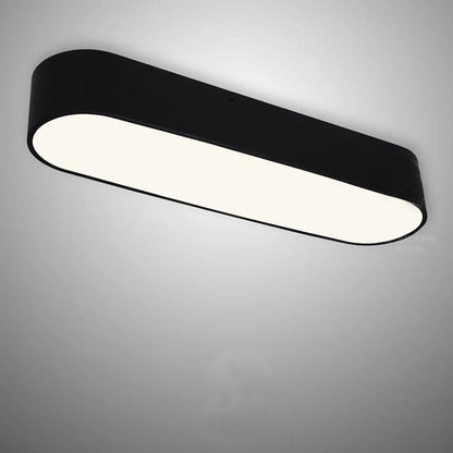 26'' Compact Modern Acrylic Flush Mount Ceiling Light with Integrated Light Bulb 1