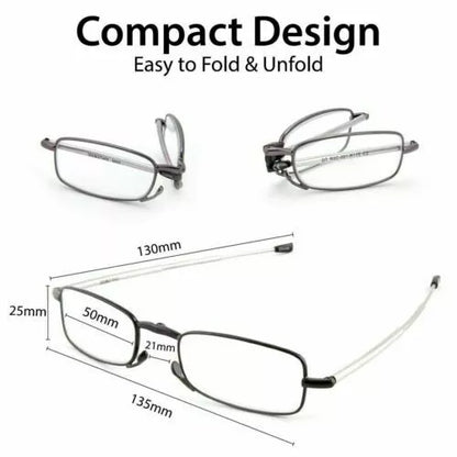 Luxora Folding Reading Glasses - Portable With Case