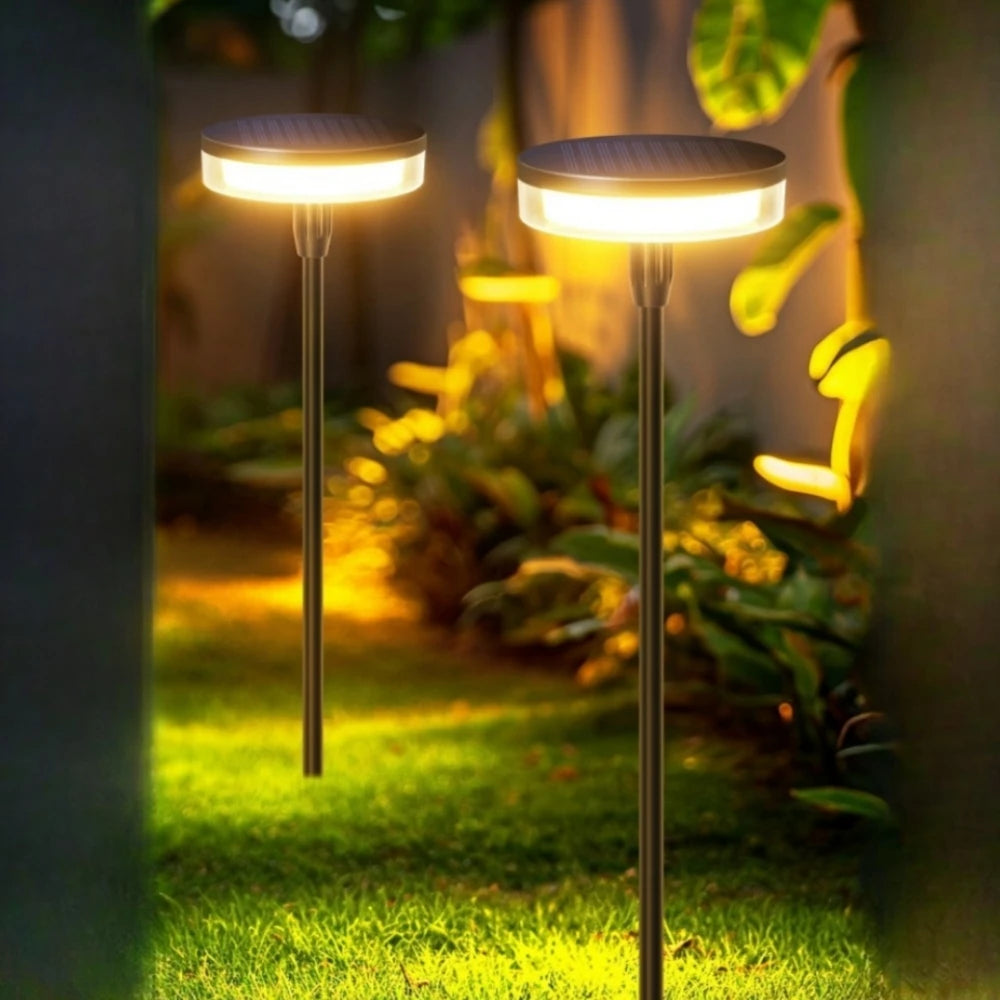 2PCS Solar Pathway Light Sway by Wind Solar Swaying Lights Bright 12H IP65 Waterproof for Outside Yard Path Patio Lawn Decor 6