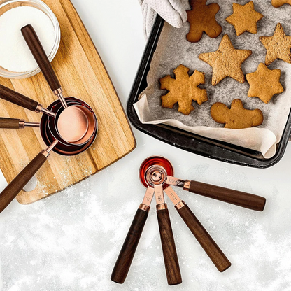 Lumora Copper Measuring Set Premium Precision Kitchen Tool Elegant Design